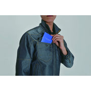 ヘリンボーン素材採用のかっこいい企業ユニフォーム　1511 ジャケット　ユニセックス 45インディゴ（ヘリンボーン） / S