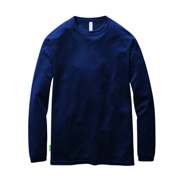 再生紙を用いたエコロジカルなチームTシャツ　ドライメッシュシリーズ　155ロングTシャツ　ユニセックス 3ネイビー / S