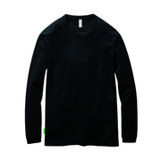 再生紙を用いたエコロジカルなチームTシャツ　ドライメッシュシリーズ　155ロングTシャツ　ユニセックス 35ブラック / S