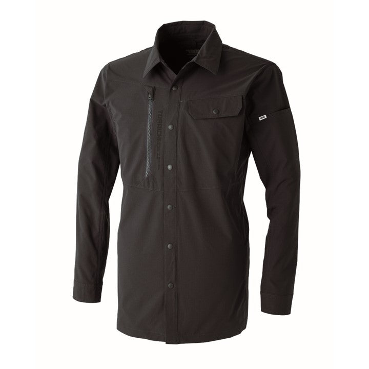 寅壱 3561-125 ワークシャツ クロ