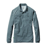 ドライメッシュシリーズ　デオドラントタイプ　165長袖ポロシャツ　ユニセックス 52バーク / S