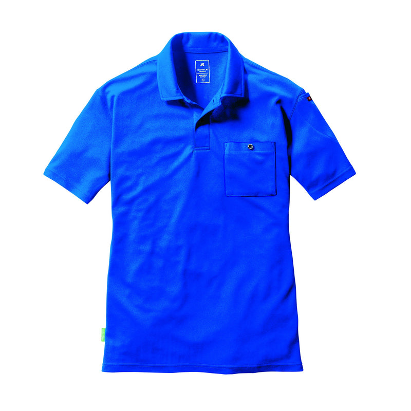 ドライメッシュシリーズ　デオドラントタイプ　167半袖ポロシャツ　ユニセックス 47サーフブルー / S