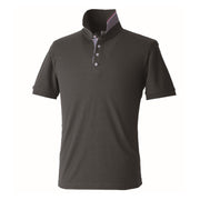 寅壱 5666-621 消臭半袖ポロシャツ スミグレー