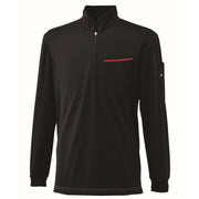 寅壱 5959-623 ジップアップシャツ クロ