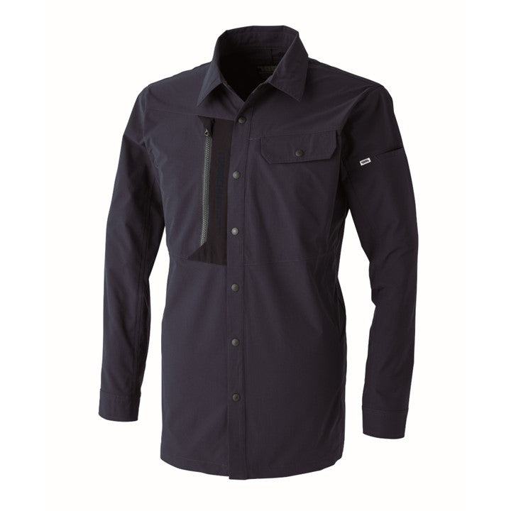 寅壱 3561-125 ワークシャツ 濃コン