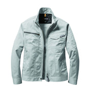 【定番商品】シンプルなデザインと程よいテーパードなシルエット　1711 ジャケット　ユニセックス 5シルバー / S