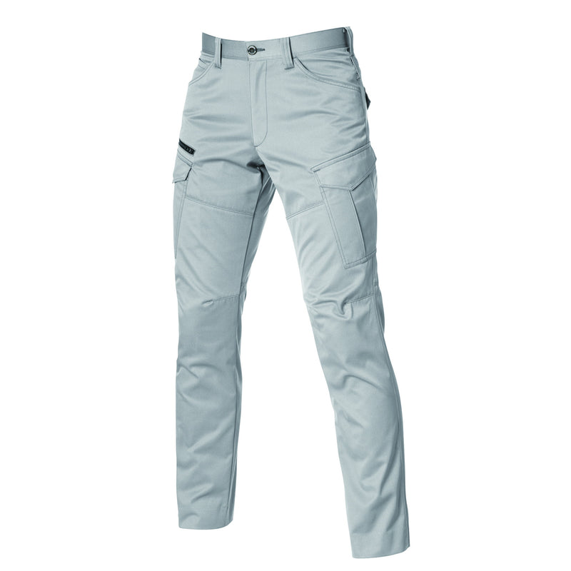 【定番商品】シンプルなデザインと程よいテーパードなシルエット　1712 カーゴパンツ　ユニセックス 5シルバー / S