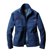 企業ユニフォームのフォーマルさに程よいカジュアルさ　スタイリッシュなスタイルに　1811 ジャケット　ユニセックス 45インディゴ / S