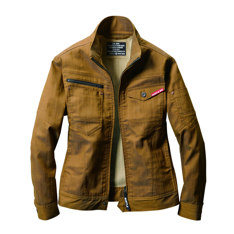 企業ユニフォームのフォーマルさに程よいカジュアルさ　スタイリッシュなスタイルに　1811 ジャケット　ユニセックス 62アーバンブラウン / S