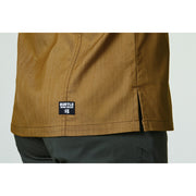 企業ユニフォームのフォーマルさに程よいカジュアルさ　スタイリッシュなスタイルに　1815 長袖シャツ　ユニセックス 62アーバンブラウン / S