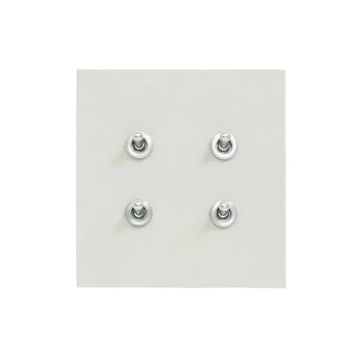 ゾルボンヌ ZS7-204M/AL セラミックフラットプレート ツヤなし アルミレバー 2連