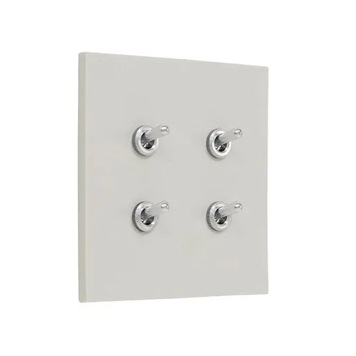 ゾルボンヌ ZS7-204M/AL セラミックフラットプレート ツヤなし アルミレバー 2連