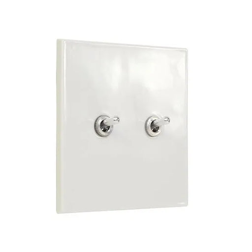 ゾルボンヌ ZS7-202/AL セラミックフラットプレート ツヤあり アルミレバー 2連