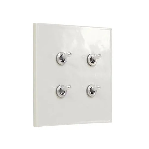 ゾルボンヌ ZS7-204/AL セラミックフラットプレート ツヤあり アルミレバー 2連