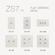 ゾルボンヌ ZS7/AL セラミックフラットプレート ツヤあり アルミレバー