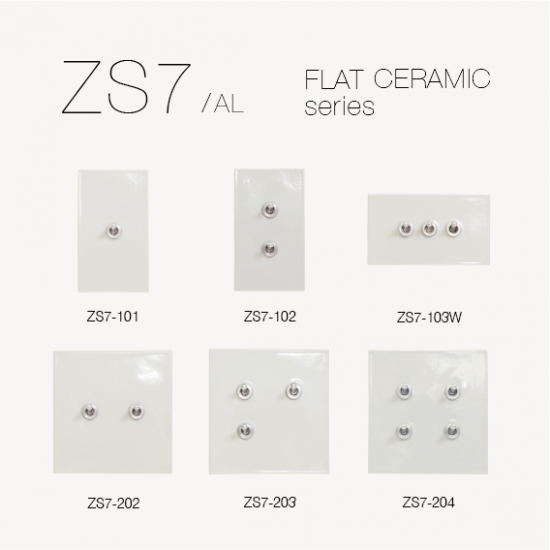 ゾルボンヌ ZS7/AL セラミックフラットプレート ツヤあり アルミレバー
