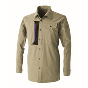 寅壱 3561-125 ワークシャツ サンドベージュ