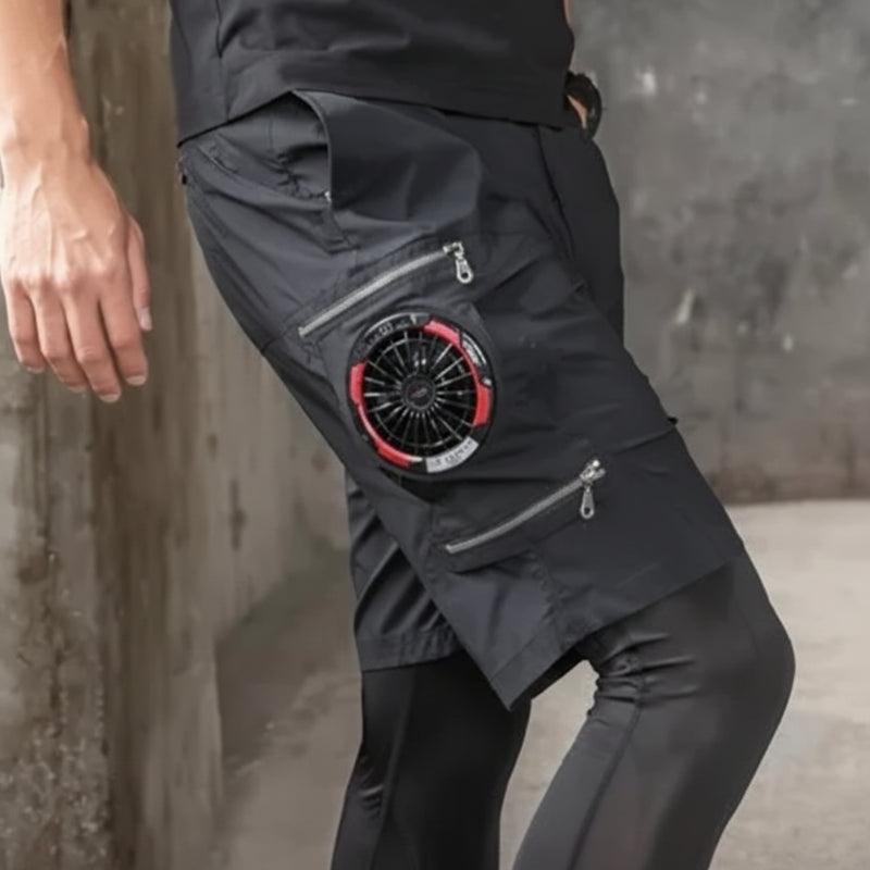 クロダルマ 空調パンツ 358952 エアーセンサーハーフパンツ 軽量 ストレッチ性 2026SS新作