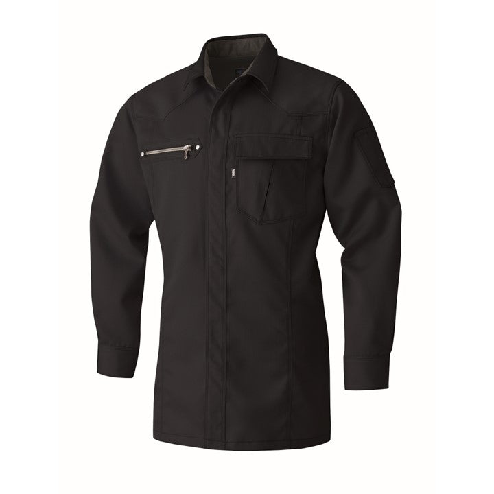 寅壱 3920-125 長袖シャツ ブラック