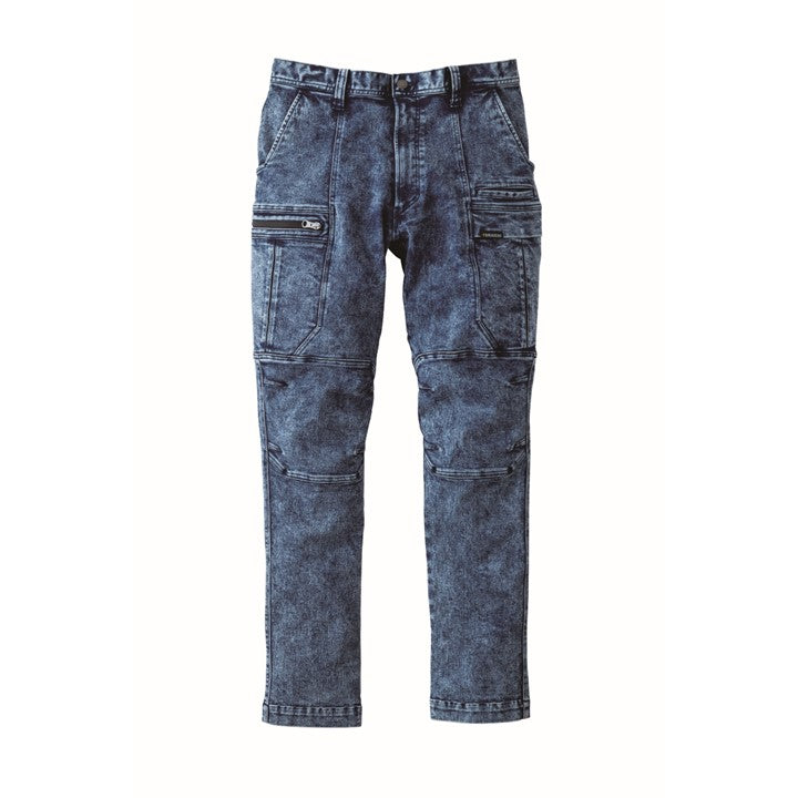 寅壱 8922-219 デニムカーゴパンツ 2024-25AW新作 正面