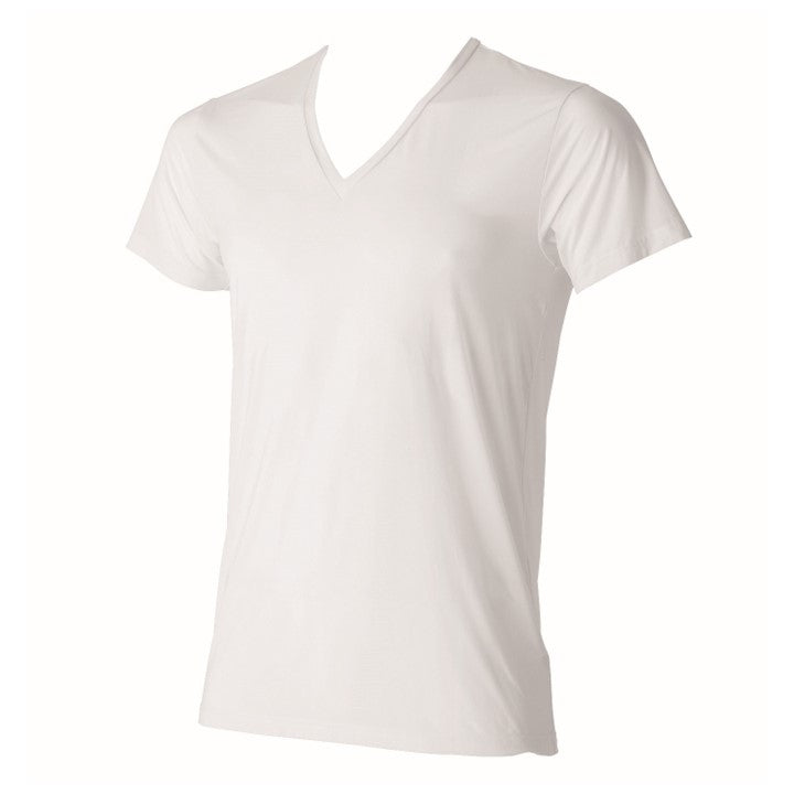 寅壱 7996-665 半袖ＶネックＴシャツ シロ