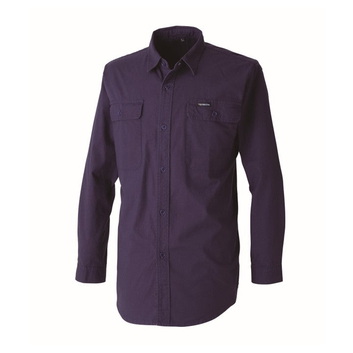 寅壱 1016-609 アーミーシャツ コン 正面