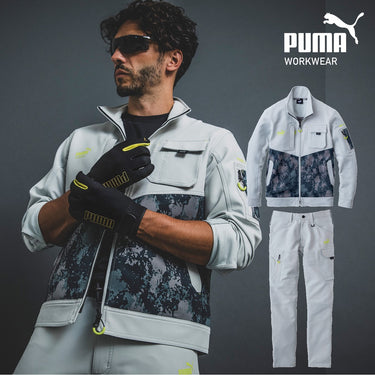 PUMA PW-3011シリーズ カモフラプリント スポーティ ワークウェア セットアップ 上下セット