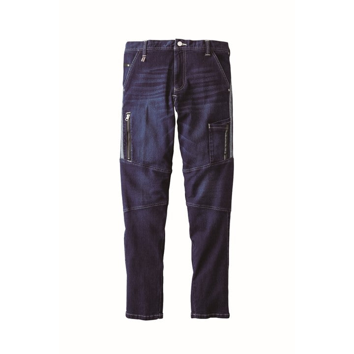 寅壱 8990-219 デニムカーゴパンツ　正面