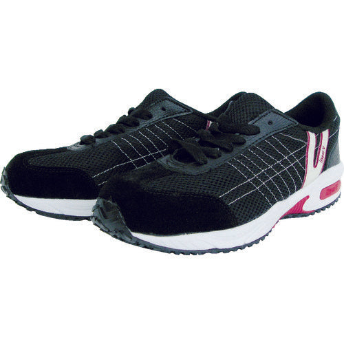 日進ゴム ハイパーV 安全靴 #2000 JSAA規格B種プロスニーカー 紐タイプ ブラック