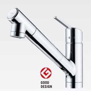 タカギ　蛇口一体型浄水器　水工房　クローレ　スタイリッシュな空間に合うミニマルデザイン　シングルレバー水栓　ワンホール