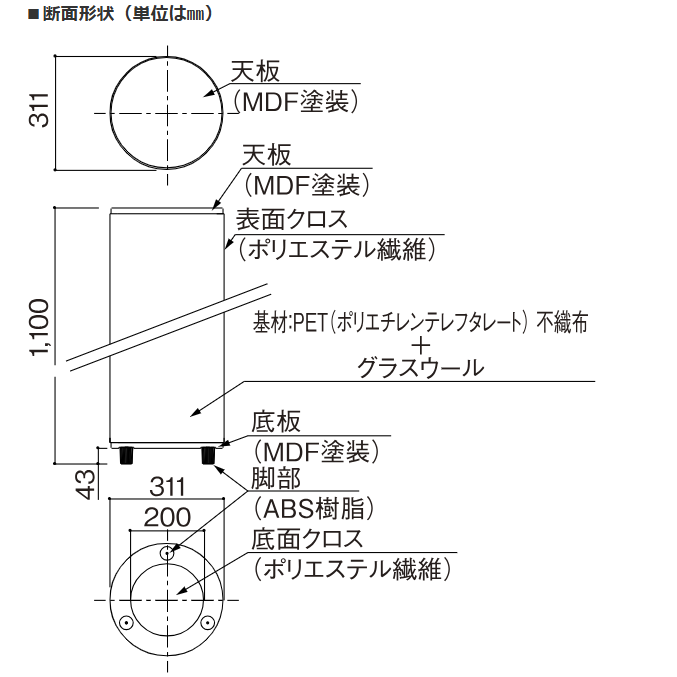 DAIKEN 防音建材 WB1101 サウンドトロン 吸音 オフィス・戸建て・マンションに使える住宅用音響調整部材