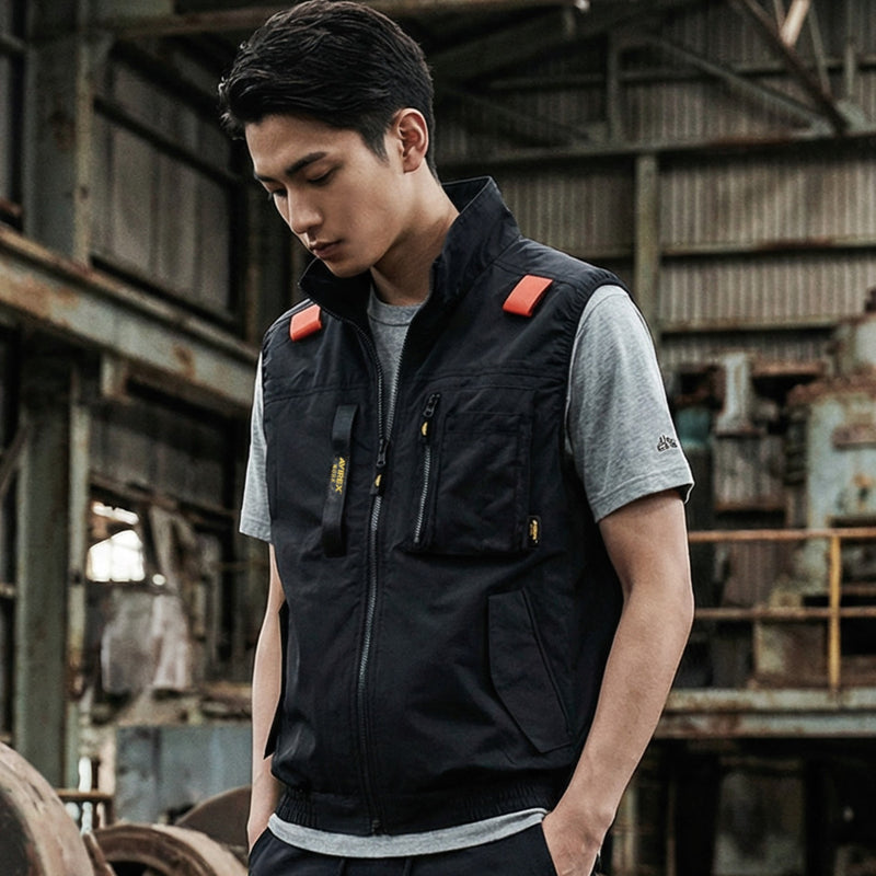 AVIREX AV412 ミリタリー サイドファン空調服 ワークベスト 遮熱 熱中症対策 2026SS