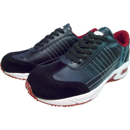 日進ゴム ハイパーV 安全靴 #206 JSAA規格B種プロスニーカー 紐タイプ ブラック