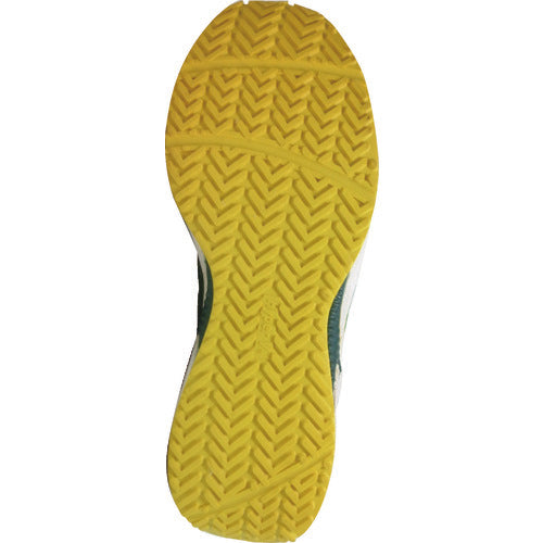 日進ゴム ハイパーV 安全靴 #206 JSAA規格B種プロスニーカー 紐タイプグリーン