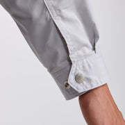 寅壱 2151-124 ブルゾン シルバー 袖 ボタン