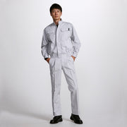 寅壱 2151-124 ブルゾン シルバー 着用画