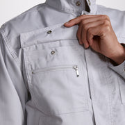 寅壱 2151-124 ブルゾン シルバー ポケット