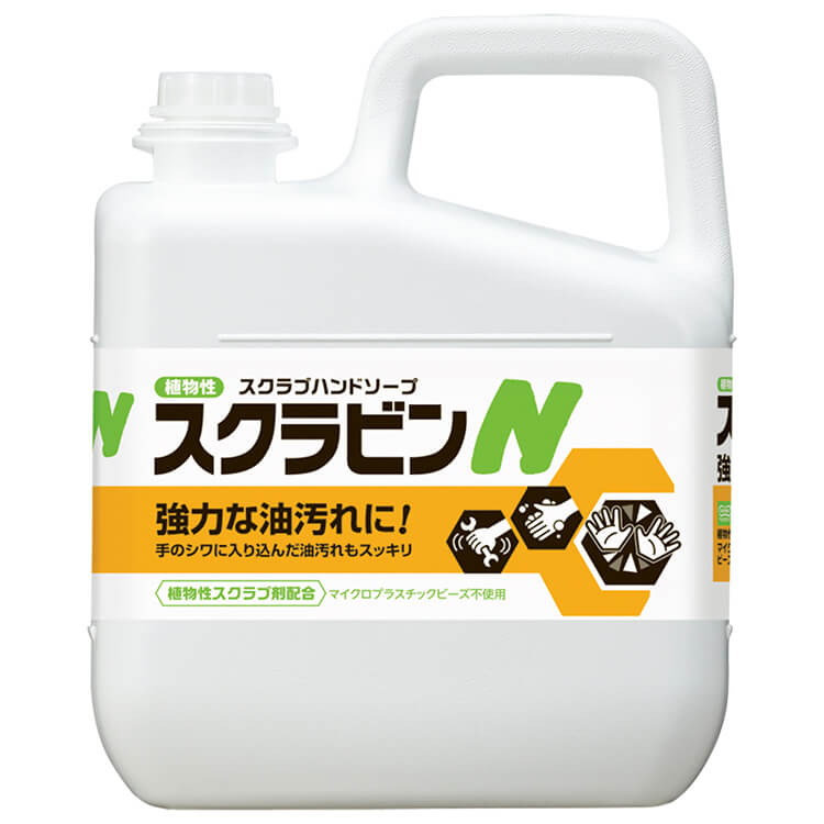 サラヤ 植物性スクラブハンドソープ 23155 スクラビンN 5kg
