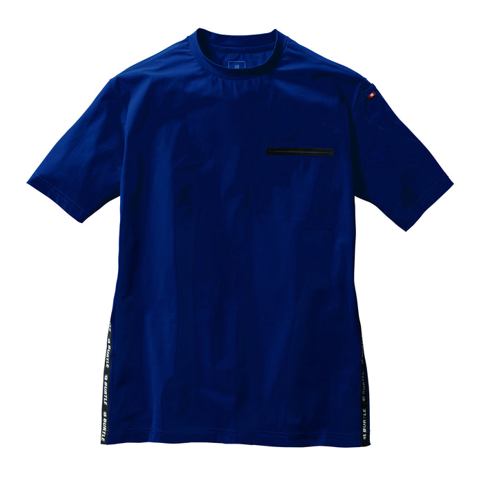 ※予約販売【2024SS新作】接触冷感のスポーティなポケットT　247ショートTシャツ　ユニセックス 3ネイビー / S