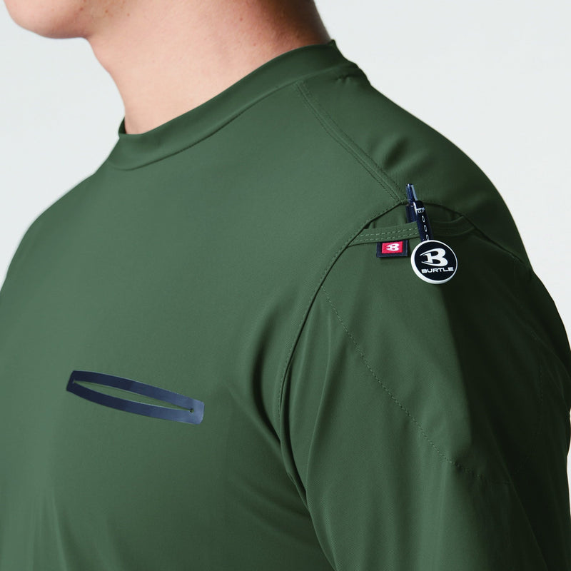 ※予約販売【2024SS新作】接触冷感のスポーティなポケットT　247ショートTシャツ　ユニセックス 68ミルスグレー / S