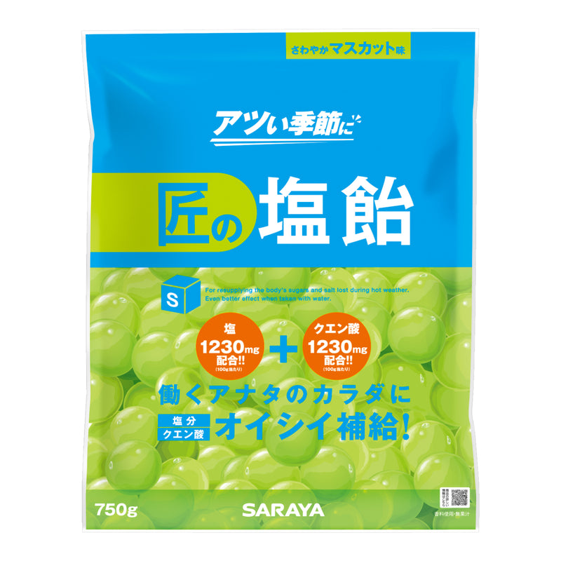 SARAYA 塩分補給塩飴 匠の塩飴