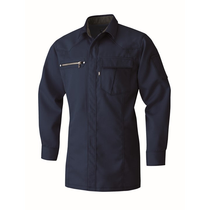 寅壱 3920-125 長袖シャツ 濃コン