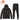 バートル コーデュラニット 作業服 ジャージ 851シリーズ セットアップ 上下セット ブラック