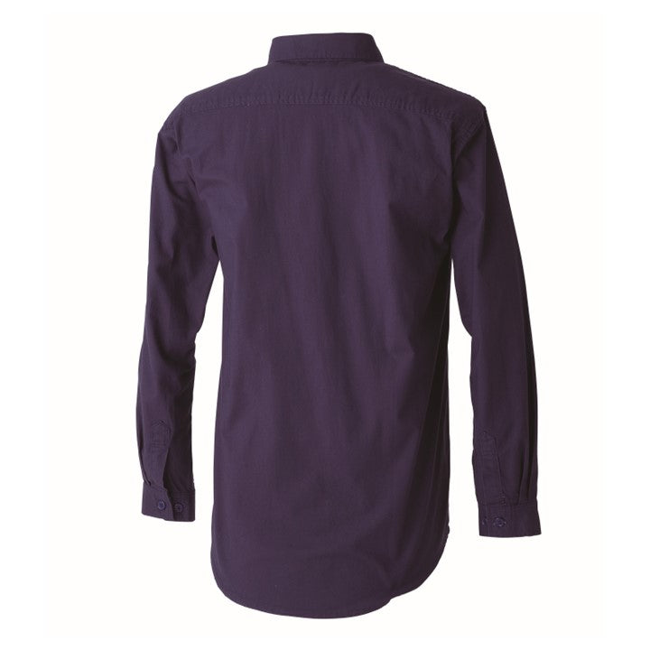 寅壱 1016-609 アーミーシャツ コン バックスタイル