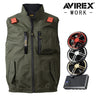 
AVIREX WORK  空調ベスト AV412 ミリタリーサイドファン バッテリー・ファンセット ODグリーン 2026SS新作
