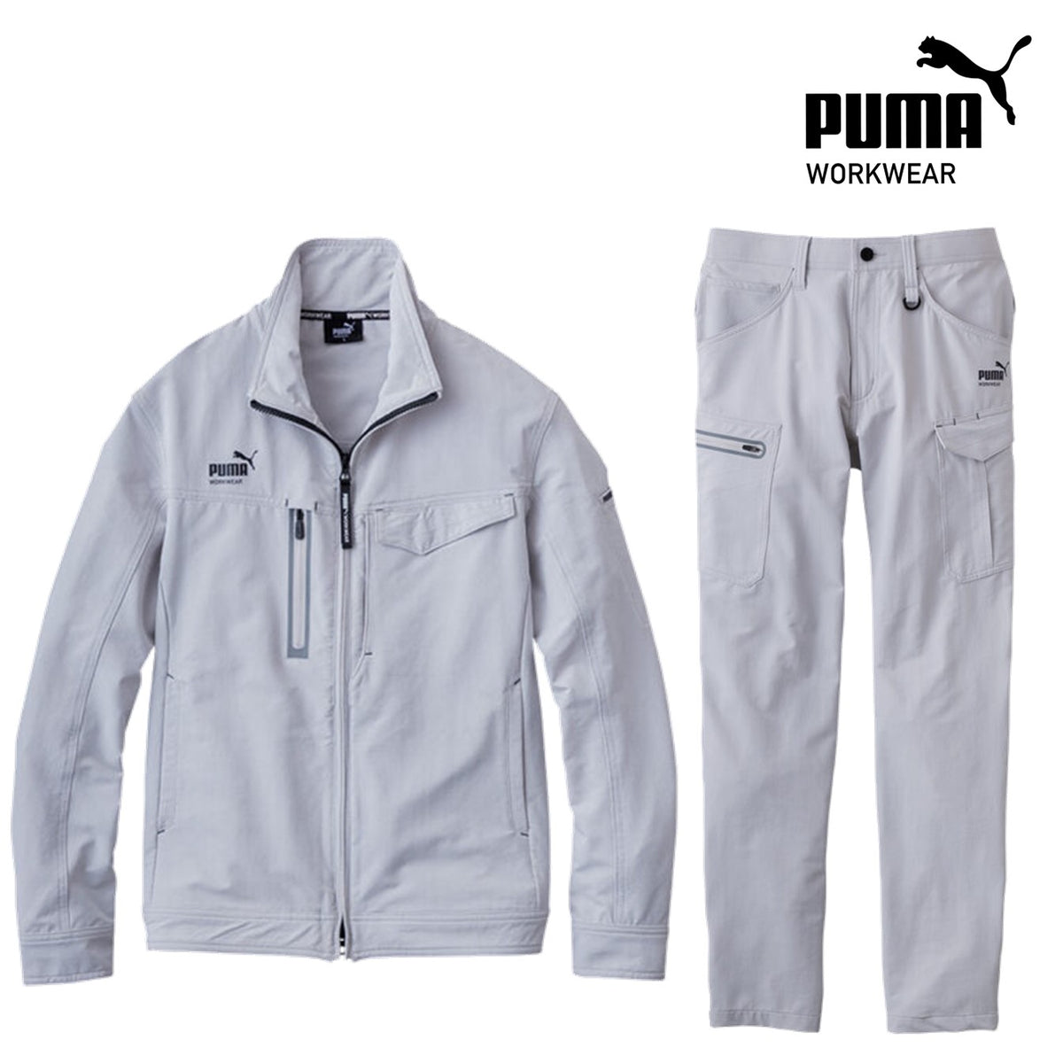 PUMA PW-3021シリーズ 伸長率60％ ストレッチワークウェア セットアップ 上下セット