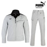 PUMA PW-3051シリーズ ストレッチ ワークウェア セットアップ 静電気帯電防止 シルバー