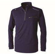 寅壱 5975-623 長袖ジップアップシャツ 濃コン