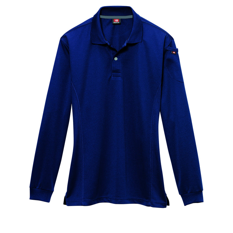 吸汗速乾加工　303　長袖ポロシャツ　全5色 3ネイビー / S