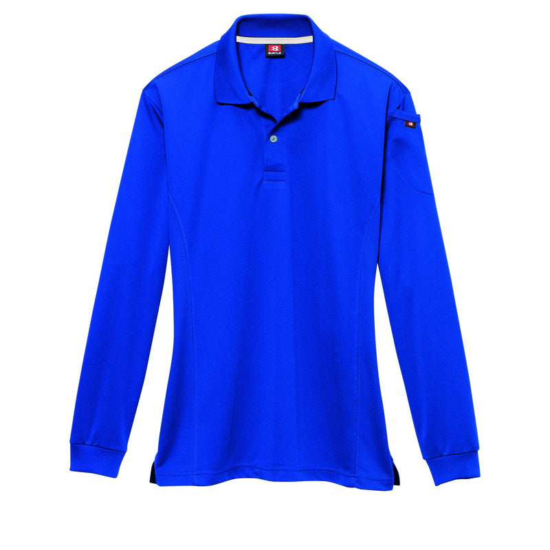吸汗速乾加工　303　長袖ポロシャツ　全5色 42ロイヤルブルー / S